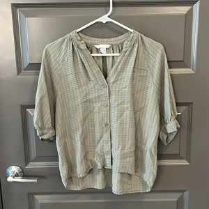 H&M short sleeved button down